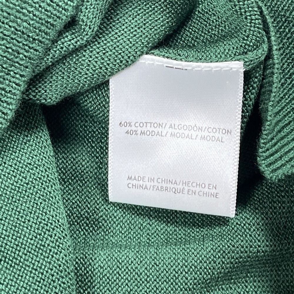 ModCloth Women's Green Purring in Poinsettia Graphic Pullover Sweater Sz XS READ - Picture 4 of 7